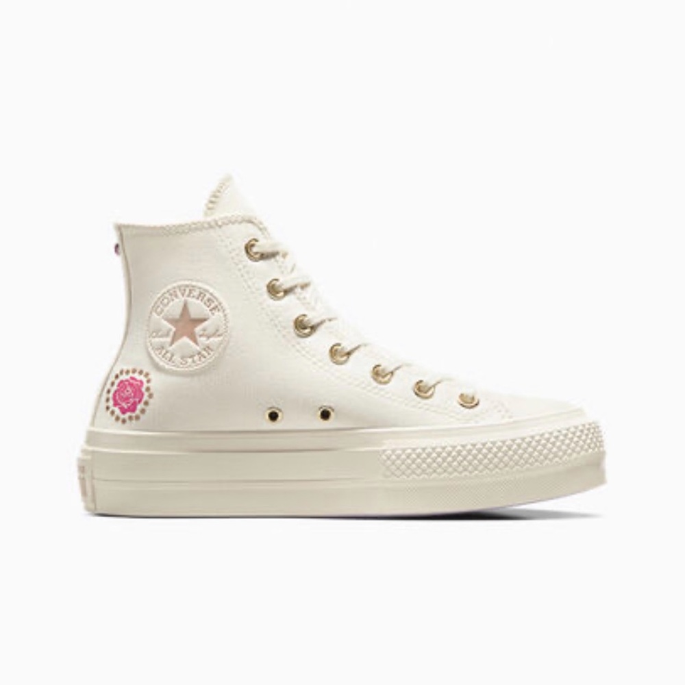 🌸Converse Chuck Taylor All Star Lift Platform Gem Shine Size 8🌸